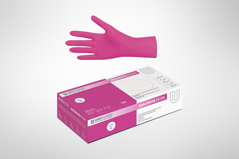 Nitril Handschuhe magenta
