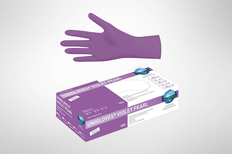 Nitril Handschuhe violett